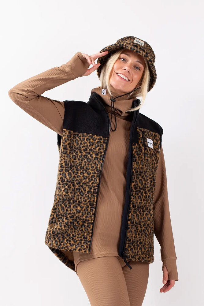 Eivy Lumberjackie Sherpa Vest – Leopard Eivy Lumberjackie Sherpa Vest – Leopard