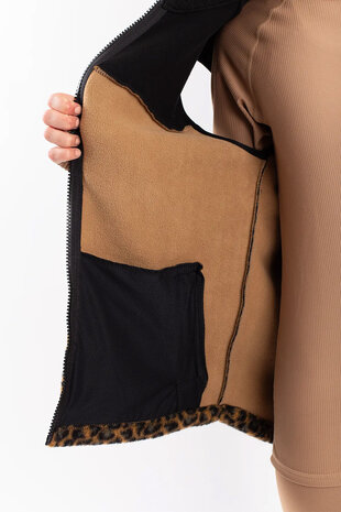 Eivy Lumberjackie Sherpa Vest – Leopard Eivy Lumberjackie Sherpa Vest – Leopard