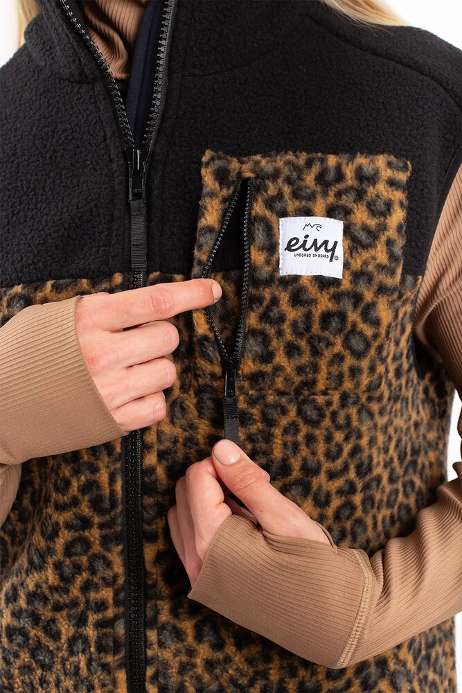 Eivy Lumberjackie Sherpa Vest – Leopard Eivy Lumberjackie Sherpa Vest – Leopard