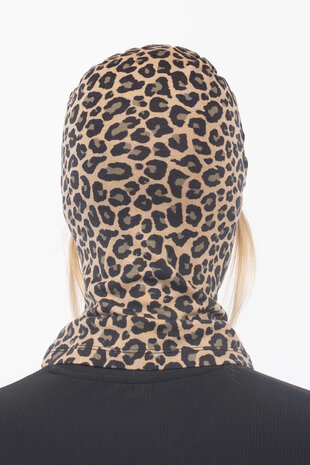 Eivy Hinge Merino Wool Balaclava - Leopard Eivy Hinge Merino Wool Balaclava - Leopard