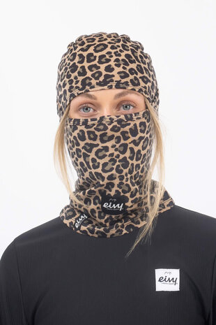 Eivy Hinge Merino Wool Balaclava - Leopard Eivy Hinge Merino Wool Balaclava - Leopard