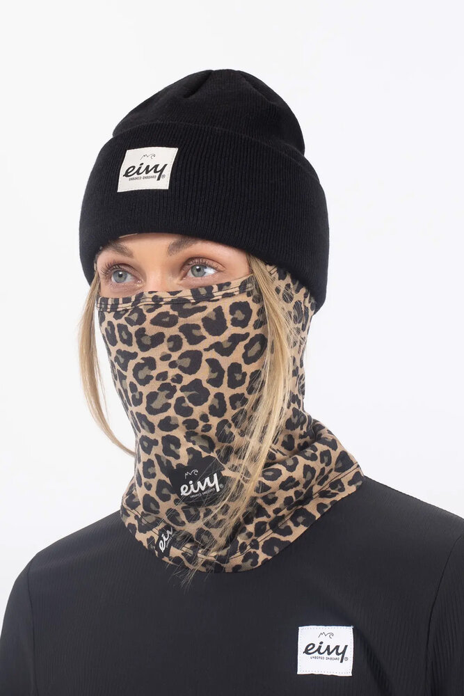 Eivy Hinge Merino Wool Balaclava - Leopard Eivy Hinge Merino Wool Balaclava - Leopard