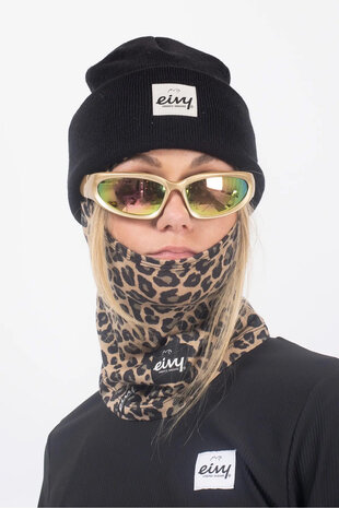 Eivy Hinge Merino Wool Balaclava - Leopard Eivy Hinge Merino Wool Balaclava - Leopard