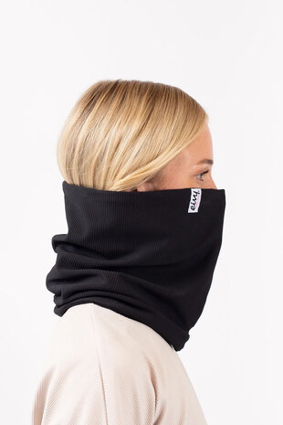 Eivy Colder Rib Neckwarmer – Black Eivy Colder Rib Neckwarmer – Black