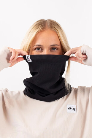 Eivy Colder Rib Neckwarmer – Black Eivy Colder Rib Neckwarmer – Black