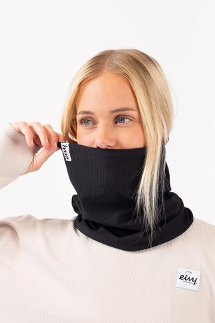 Eivy Colder Rib Neckwarmer – Black Eivy Colder Rib Neckwarmer – Black