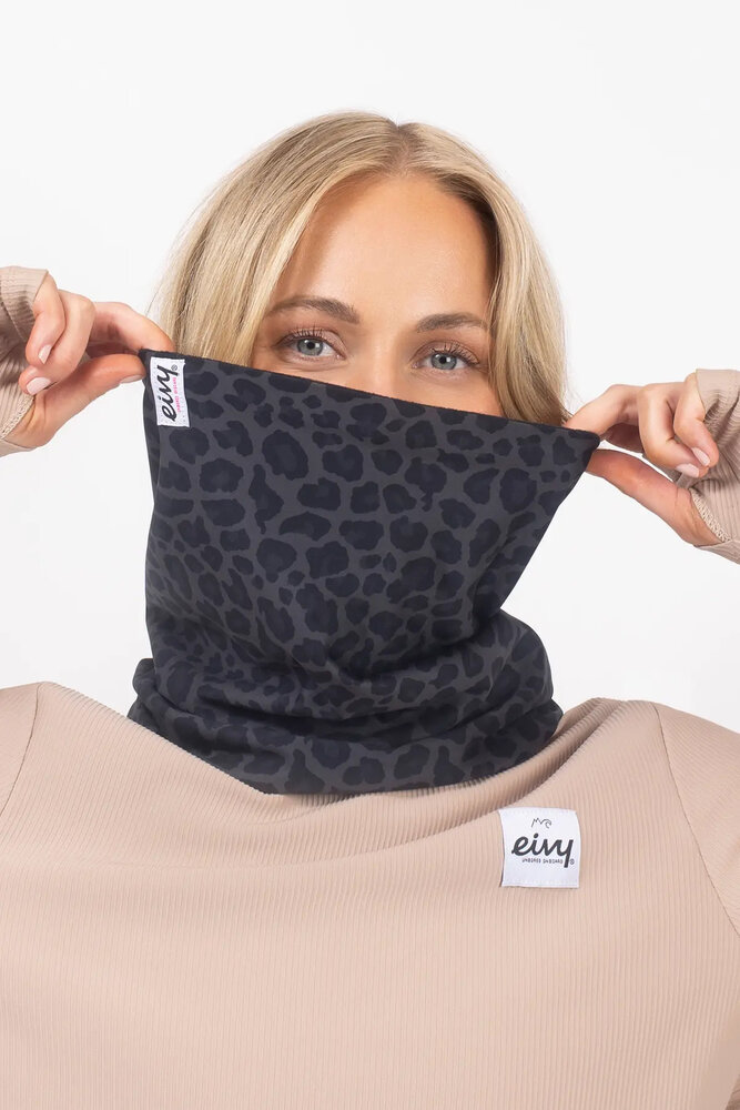 Eivy Colder Neckwarmer - Black Leopard Eivy Colder Neckwarmer - Black Leopard