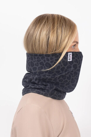 Eivy Colder Neckwarmer - Black Leopard Eivy Colder Neckwarmer - Black Leopard