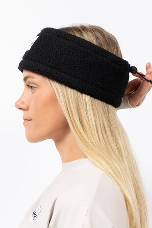 Eivy Throwback Sherpa Headband – Black