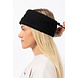 Eivy Throwback Sherpa Headband – Black