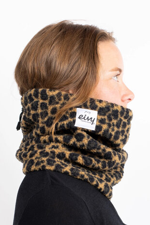 Eivy Beanie Sherpa Neckwarmer – Leopard Eivy Beanie Sherpa Neckwarmer – Leopard
