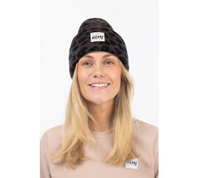 Eivy Watcher Beanie - Black Leopard