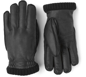Hestra Men's Deerskin Primaloft Rib - Black Hestra Men's Deerskin Primaloft Rib - Black