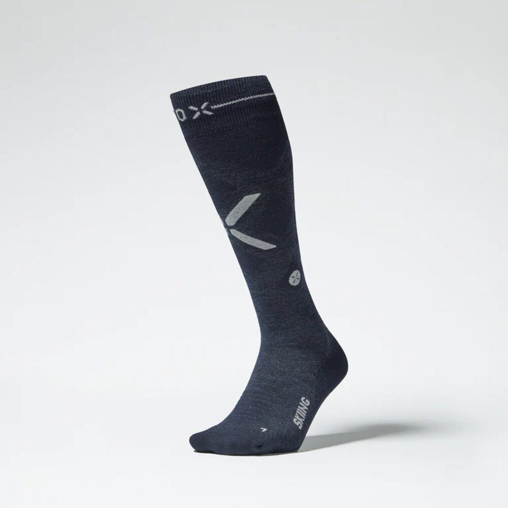 Stox Merino Skiing Socks Women - Navy / White Stox Merino Skiing Socks Women - Navy / White