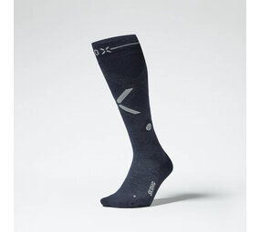 Stox Merino Skiing Socks Women - Navy / White Stox Merino Skiing Socks Women - Navy / White