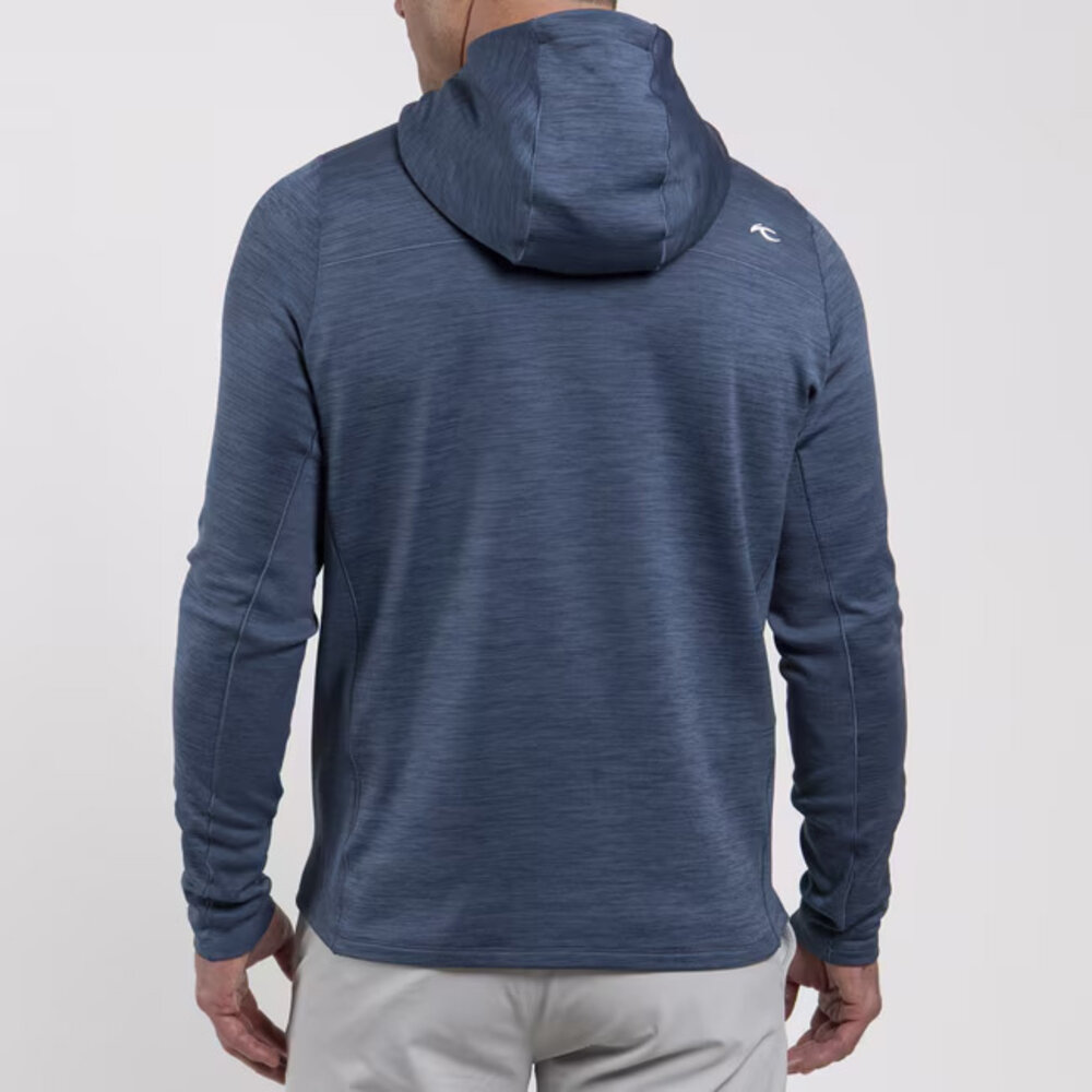 Kjus Liam Hooded Midlayer Half-Zip - Admiral Blue Kjus Liam Hooded Midlayer Half-Zip - Admiral Blue