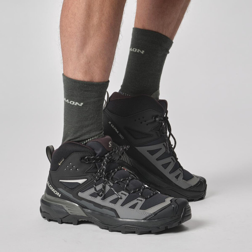 Salomon X Ultra 360 Mid Gtx - Black - 25/26 Salomon X Ultra 360 Mid Gtx - Black - 25/26