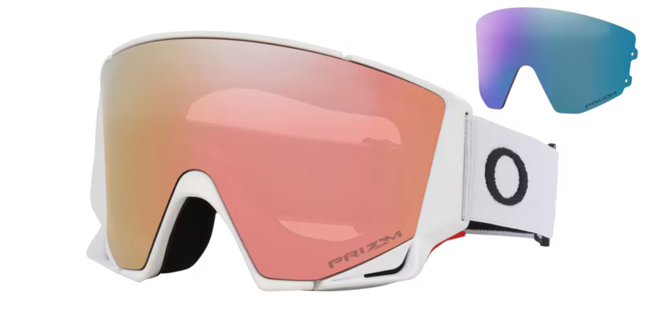 Oakley Flow Scape M - Matte White/ Prizm Rose Gold & Prizm Iced Oakley Flow Scape M - Matte White/ Prizm Rose Gold & Prizm Iced
