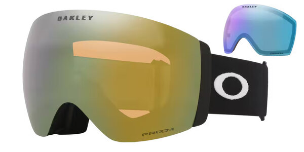 Oakley Flight Deck Pro L - Matte Black / Prizm Sage Gold & Prizm Iced Iridium Oakley Flight Deck Pro L - Matte Black / Prizm Sage Gold & Prizm Iced Iridium