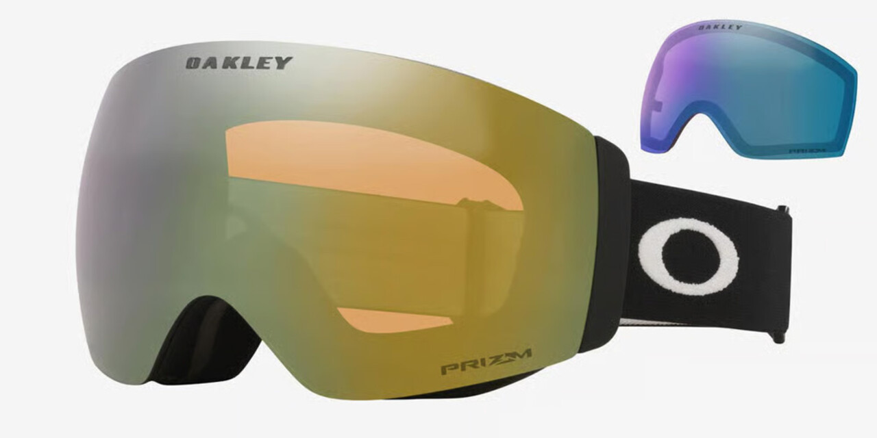 Oakley Flight Deck Pro M - Matte Black / Prizm Sage Gold & Prizm Iced