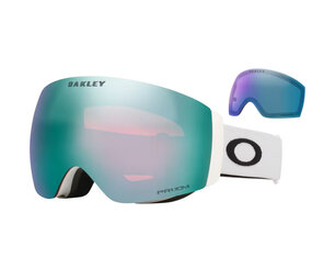 Oakley Flight Deck Pro M - Matte White / Prizm Sapphire & Prizm Iced Oakley Flight Deck Pro M - Matte White / Prizm Sapphire & Prizm Iced