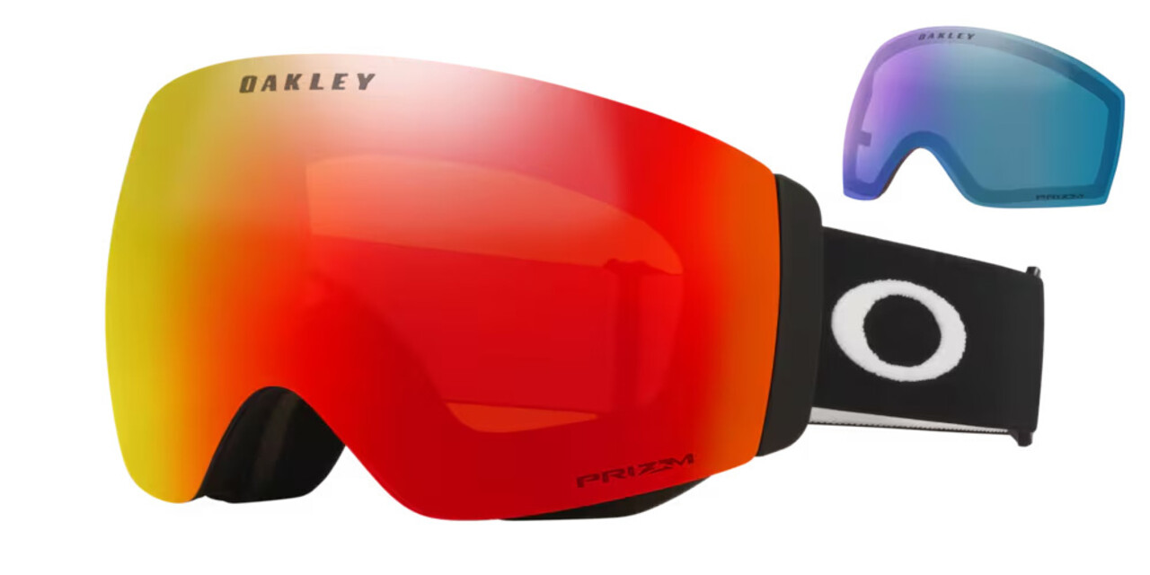 Oakley Flight Deck Pro M - Matte Black / Prizm Torch & Prizm Iced Oakley Flight Deck Pro M - Matte Black / Prizm Torch & Prizm Iced
