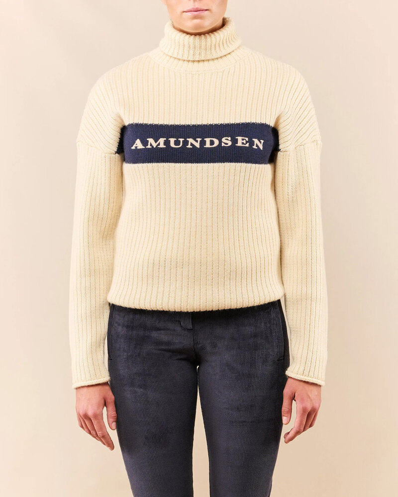 Amundsen Heroes Ski Turtle Neck – Natural/Navy Amundsen Heroes Ski Turtle Neck – Natural/Navy