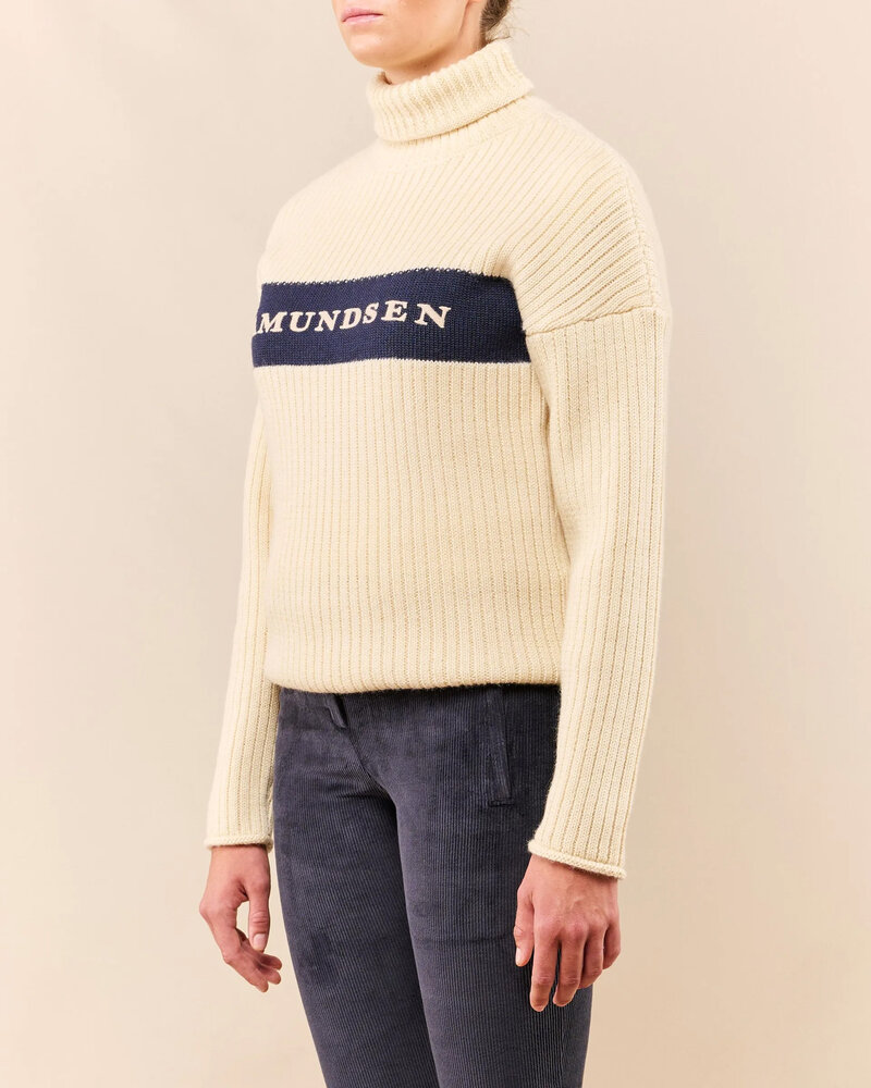 Amundsen Heroes Ski Turtle Neck – Natural/Navy Amundsen Heroes Ski Turtle Neck – Natural/Navy