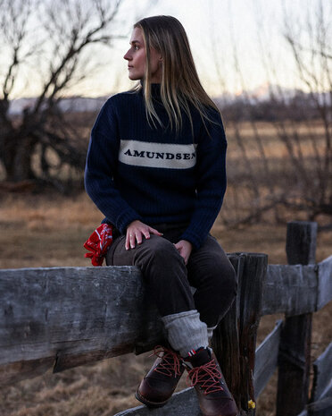 Amundsen Heroes Ski Turtle Neck – Natural/Navy Amundsen Heroes Ski Turtle Neck – Natural/Navy