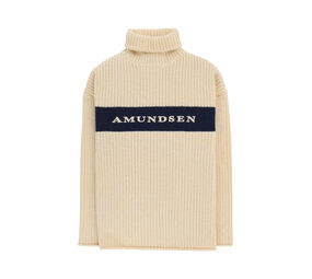 Amundsen Women's Heroes Ski Turtle Neck – Natural/Navy