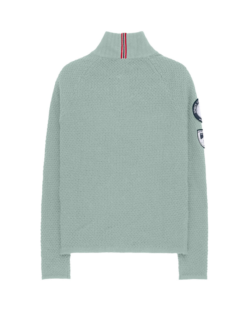 Amundsen Boiled Ski Sweater - Faded Woad Green Amundsen Boiled Ski Sweater - Faded Woad Green