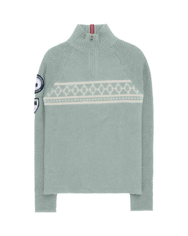 Amundsen Boiled Ski Sweater - Faded Woad Green Amundsen Boiled Ski Sweater - Faded Woad Green