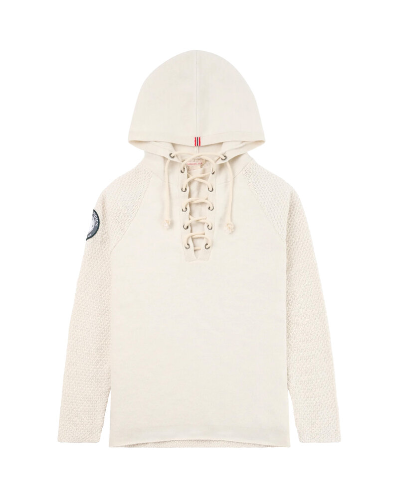 Amundsen Boiled Hoodie Laced – Oatmeal Amundsen Boiled Hoodie Laced – Oatmeal