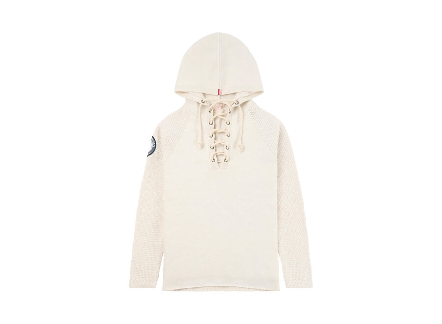 Women's Boiled Hoodie Laced – Oatmeal