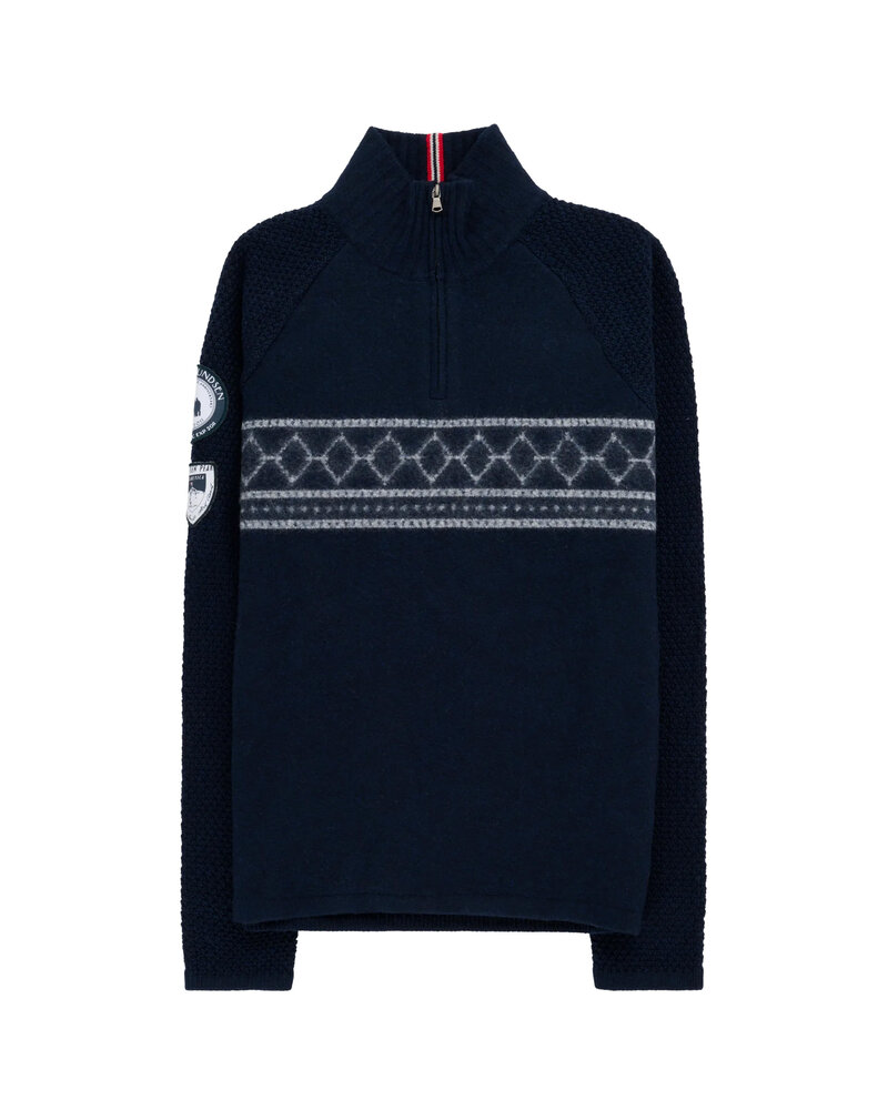Amundsen Boiled Ski Sweater - Faded Navy