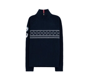 Amundsen Men's Boiled Ski Sweater - Faded Navy