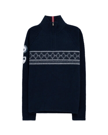 Amundsen Boiled Ski Sweater - Faded Navy