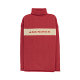 Amundsen Heroes Ski Turtle Neck - Weathered Red/Natural Amundsen Heroes Ski Turtle Neck - Weathered Red/Natural