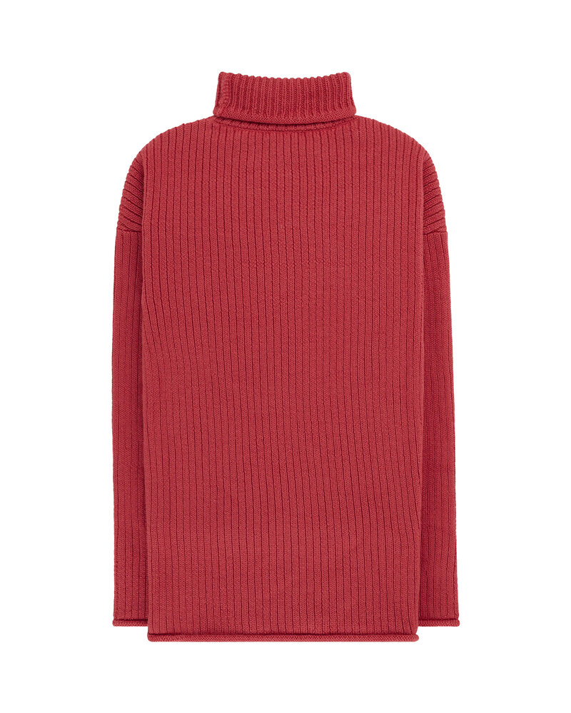 Amundsen Heroes Ski Turtle Neck - Weathered Red/Natural