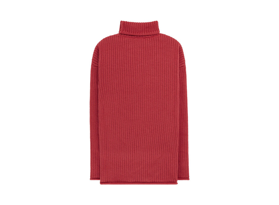 Men's Heroes Ski Turtle Neck - Weathered Red/Natural - 25/26