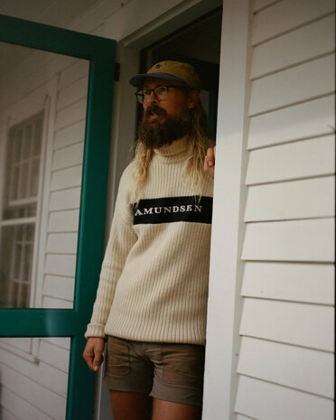 Amundsen Heroes Ski Turtle Neck - Weathered Red/Natural