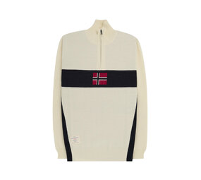 Amundsen Men's 5mila Half-Zip Sweater – Oatmeal