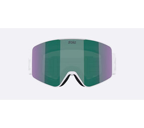 Bliz G001S - Matte White - Brown W Green Multi Bliz G001S - Matte White - Brown W Green Multi