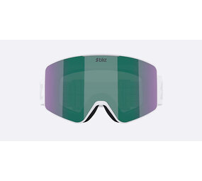 Bliz G001 - Matte White - Brown W Green Multi Bliz G001 - Matte White - Brown W Green Multi