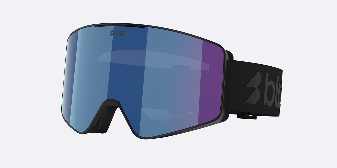 Bliz G001 - Matte Black - Brown W Blue Multi Bliz G001 - Matte Black - Brown W Blue Multi