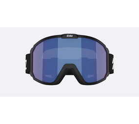 Bliz RAVE - Matte Black white logo - Light Orange&blue Bliz RAVE - Matte Black white logo - Light Orange&blue