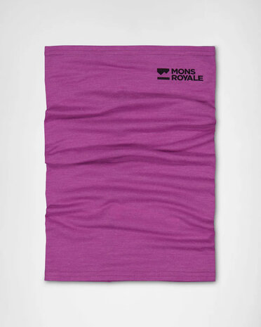 Mons Royale Daily Dose Merino Neckwarmer - Purple Bolt
