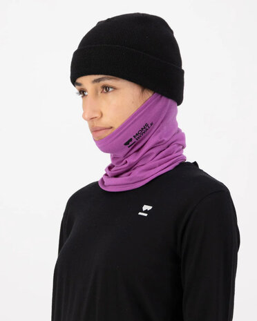 Mons Royale Daily Dose Merino Neckwarmer - Purple Bolt