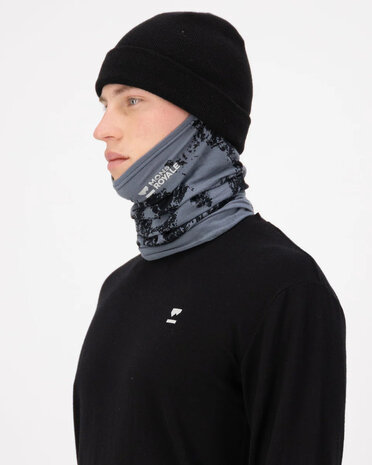 Mons Royale Daily Dose Merino Neckwarmer Mtn - Pixel Grey