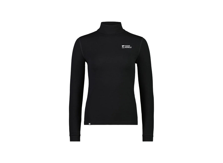 Cascade Merino Base Layer Mock Neck Long Sleeve